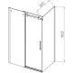 Душевой уголок Vincea Como-N VSR-4CN8014CGB 140x80 см, профиль черный матовый, стекло тонированное