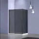 Душевой уголок Vincea Como-N VSR-4CN8014CGB 140x80 см, профиль черный матовый, стекло тонированное