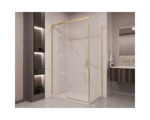 Душевой уголок Vincea Stella VSR-1ST9013CLG 130x90 см, профиль золотой матовый, стекло прозрачное