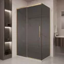 Душевой уголок Vincea Stella VSR-1ST9012CGG 120x90 см, профиль золотой матовый, стекло тонированное