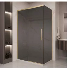 Душевой уголок Vincea Stella VSR-1ST9012CGG 120x90 см, профиль золотой матовый, стекло тонированное