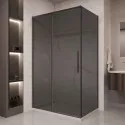 Душевой уголок Vincea Stella VSR-1ST9012CGB 120x90 см, профиль черный матовый, стекло тонированное