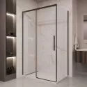 Душевой уголок Vincea Stella VSR-1ST1012CLB 120x100 см, профиль черный матовый, стекло прозрачное