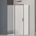Душевой уголок Vincea Soft 2 VSR-3SO28010CLB 100x80 см, профиль черный матовый, стекло прозрачное