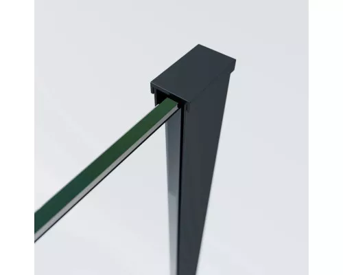 Душевой уголок Vincea Soft 2 VSR-3SO28012CLB 120x80 см, профиль черный матовый, стекло прозрачное