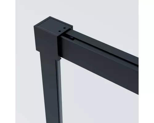 Душевой уголок Vincea Soft 2 VSR-3SO28012CLB 120x80 см, профиль черный матовый, стекло прозрачное
