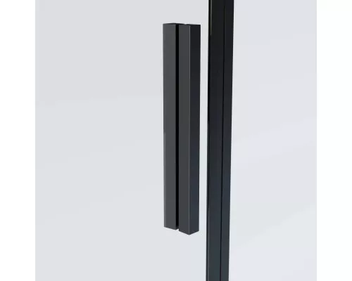 Душевой уголок Vincea Soft 2 VSR-3SO28012CLB 120x80 см, профиль черный матовый, стекло прозрачное