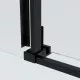 Душевой уголок Vincea Soft 2 VSR-3SO28012CLB 120x80 см, профиль черный матовый, стекло прозрачное