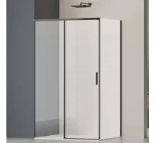 Душевой уголок Vincea Soft 2 VSR-3SO29011CLB 110x90 см, профиль черный матовый, стекло прозрачное