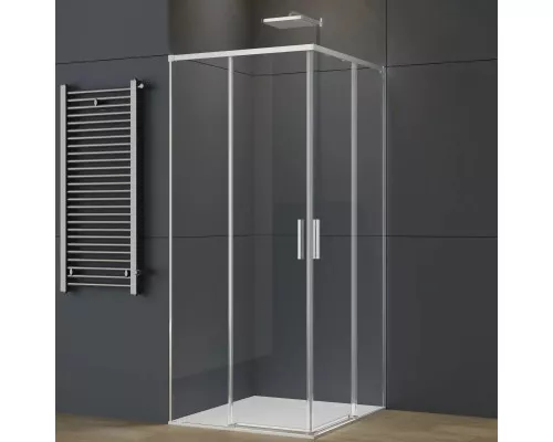 Душевой уголок Vincea Soft 2 VSS-3SO2800CL 80x80 см, профиль хром, стекло прозрачное