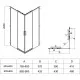 Душевой уголок Vincea Soft 2 VSS-3SO2900CL 90x90 см, профиль хром, стекло прозрачное