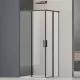 Душевой уголок Vincea Soft 2 VSS-3SO2900CLB 90x90 см, профиль черный матовый, стекло прозрачное