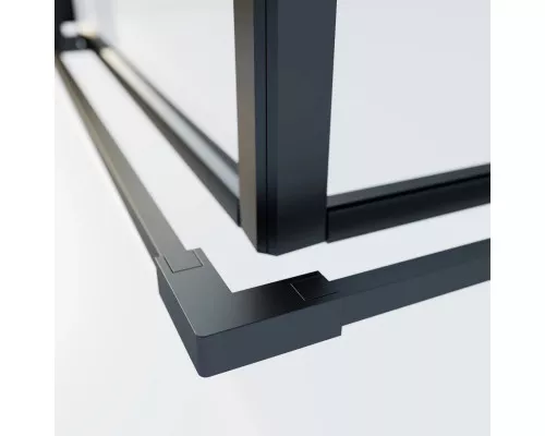 Душевой уголок Vincea Soft 2 VSS-3SO2900CLB 90x90 см, профиль черный матовый, стекло прозрачное