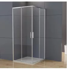 Душевой уголок Vincea Rapid-N VSS-3RN1112E10CL 108-120x98-110 см, профиль хром, стекло прозрачное
