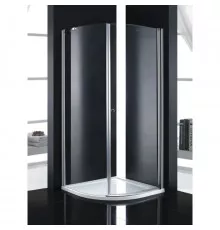 Душевой уголок Cezares Elena 90x90 см текстурное стекло ELENA-W-R-1-90-P-Cr-R