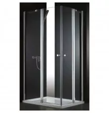 Душевой уголок Cezares Elena 120x100 см прозрачное стекло ELENA-W-AH-2-120/100-C-Cr
