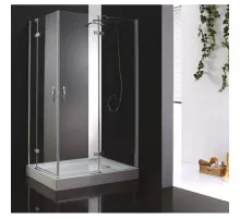 Душевой уголок Cezares Bergamo 120x90 см текстурное стекло BERGAMO-W-AH-2-120/90-P-Cr-R