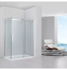 Душевой уголок 100х80 см Black & White Stellar Wind 2088010 прозрачное