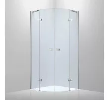 Душевой уголок 100х100 см Black & White Stellar Wind 7011010 прозрачное