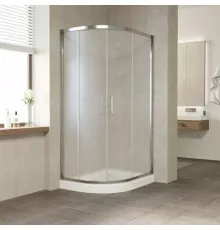 Душевой уголок 100х90 см Vegas Glass ZS-F 100x90 08 10 сатин