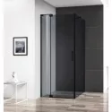 Душевой уголок 70-80х79,5 см Cezares SLIDER-AH-1-80-70/80-GRIGIO-NERO серое