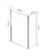 Душевой уголок 130x90 см Vincea Lugano VSR-1L9013CL-1 прозрачное