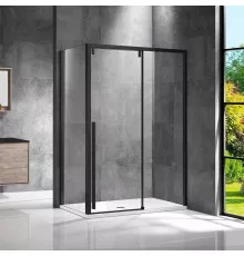 Душевой уголок 140x90 см Vincea Lugano VSR-1L9014CLB-1 прозрачное