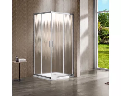 Душевой уголок 80x80 см Vincea Garda VSS-1G800CH шиншилла