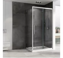 Душевой уголок 100х60 см Abber Schwarzer Diamant AG30100H-S60 прозрачное