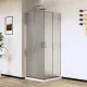 Купить Душевой уголок 80х80 см Vincea City VSS-5CT800MT текстурное в магазине сантехники Santeh-Crystal.ru