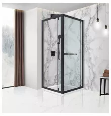 Душевой уголок 90х90 см Vincea Stile VSS-2ST9090CLB-R прозрачное