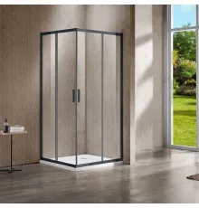 Душевой уголок 120х100 см Vincea Garda VSS-1G1012CLGM прозрачное