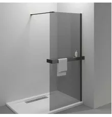 Душевая перегородка Vincea Walk-In HR VSW-4HR100CGB 100 см, профиль черный матовый, стекло тонированное