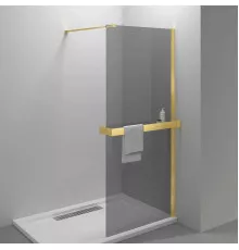 Душевая перегородка Vincea Walk-In HR VSW-4HR100CGG 100 см, профиль золотой матовый, стекло тонированное