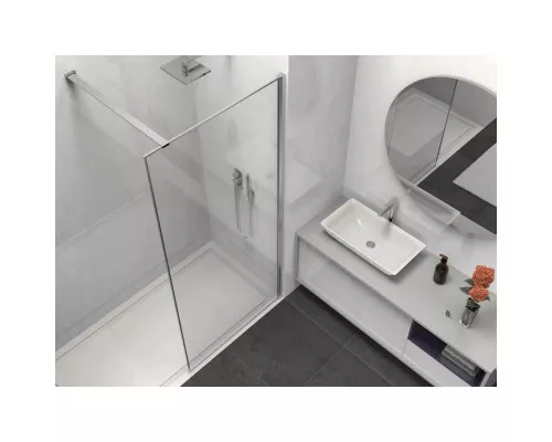 Душевая перегородка Vincea Walk-In HS VSW-1HS800CL 80 см, профиль хром, стекло прозрачное