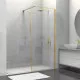 Душевая перегородка Vincea Walk-In HS VSW-1HS100CLG 100 см, профиль золотой матовый, стекло прозрачное