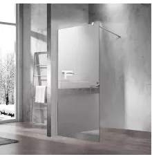 Душевая перегородка Vincea Walk-In VSW-1H100MR 100 см, профиль хром, стекло зеркальное