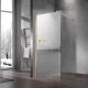 Душевая перегородка Vincea Walk-In VSW-1H900MRG 90 см, профиль золотой матовый, стекло зеркальное