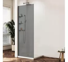 Душевая перегородка Vincea Walk-In HWS VSW-1HWS110CGGM 109,8 см, профиль вороненая сталь, стекло тонированное