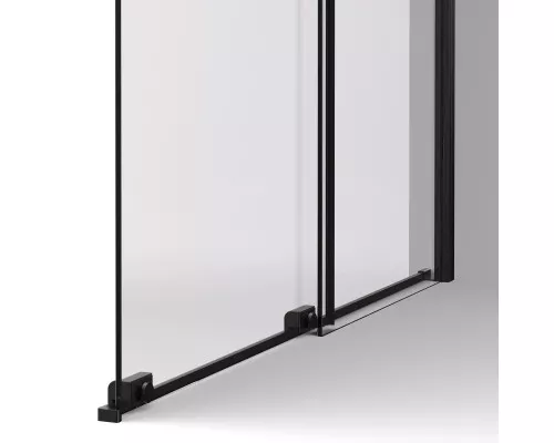Душевая перегородка Vincea Walk-In WSL VSW-1WSL120CLB 120 см, профиль черный матовый, стекло прозрачное