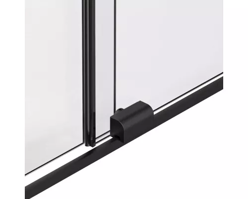 Душевая перегородка Vincea Walk-In WSL VSW-1WSL120CLB 120 см, профиль черный матовый, стекло прозрачное