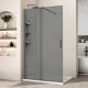 Душевая перегородка Vincea Walk-In WSL VSW-1WSL120CGGM 120 см, профиль вороненая сталь, стекло тонированное