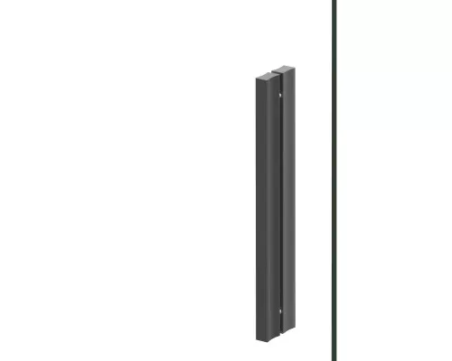 Душевая перегородка Vincea Walk-In WSL VSW-1WSL120GSGM 120 см, профиль вороненая сталь, стекло янтарное