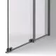 Душевая перегородка Vincea Walk-In WSL VSW-1WSL120GSGM 120 см, профиль вороненая сталь, стекло янтарное