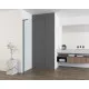 Душевая перегородка Vincea Walk-In HA VSW-7HA900CLB 90 см, профиль черный матовый, стекло прозрачное