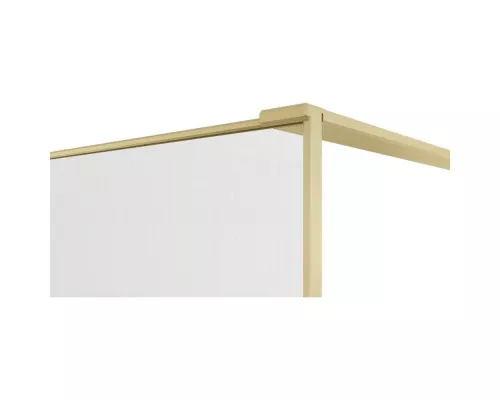 Душевая перегородка Vincea Walk-In HS VSW-7HS100GWG 100 см, профиль золотой матовый, стекло ламинированное золото