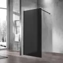 Душевая перегородка Vincea Walk-In VSW-1H900GFB 90 см, профиль черный матовый, стекло тонированное матовое