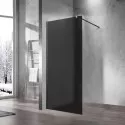 Душевая перегородка Vincea Walk-In VSW-1H900GFGM 90 см, профиль вороненая сталь, стекло тонированное матовое