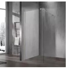 Душевая перегородка Vincea Walk-In VSW-1H900CLBN 90 см, профиль никель матовый, стекло прозрачное