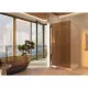 Душевая перегородка Vincea Walk-In VSW-1H900GS 90 см, профиль хром, стекло янтарное